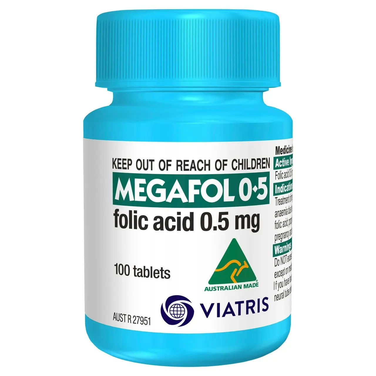 MEGAFOL 0.5mg 100 Tab