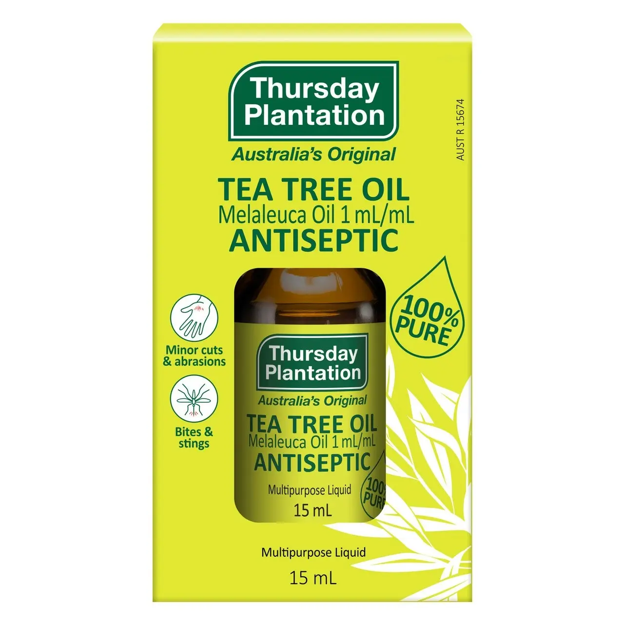 Thursday Plantation Tea Tree Oil Antiseptic Multipurpose Liquid 15mL