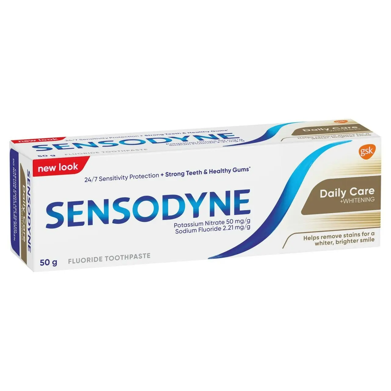 Sensodyne Daily Care + Whitening Sensitivity Toothpaste 50g