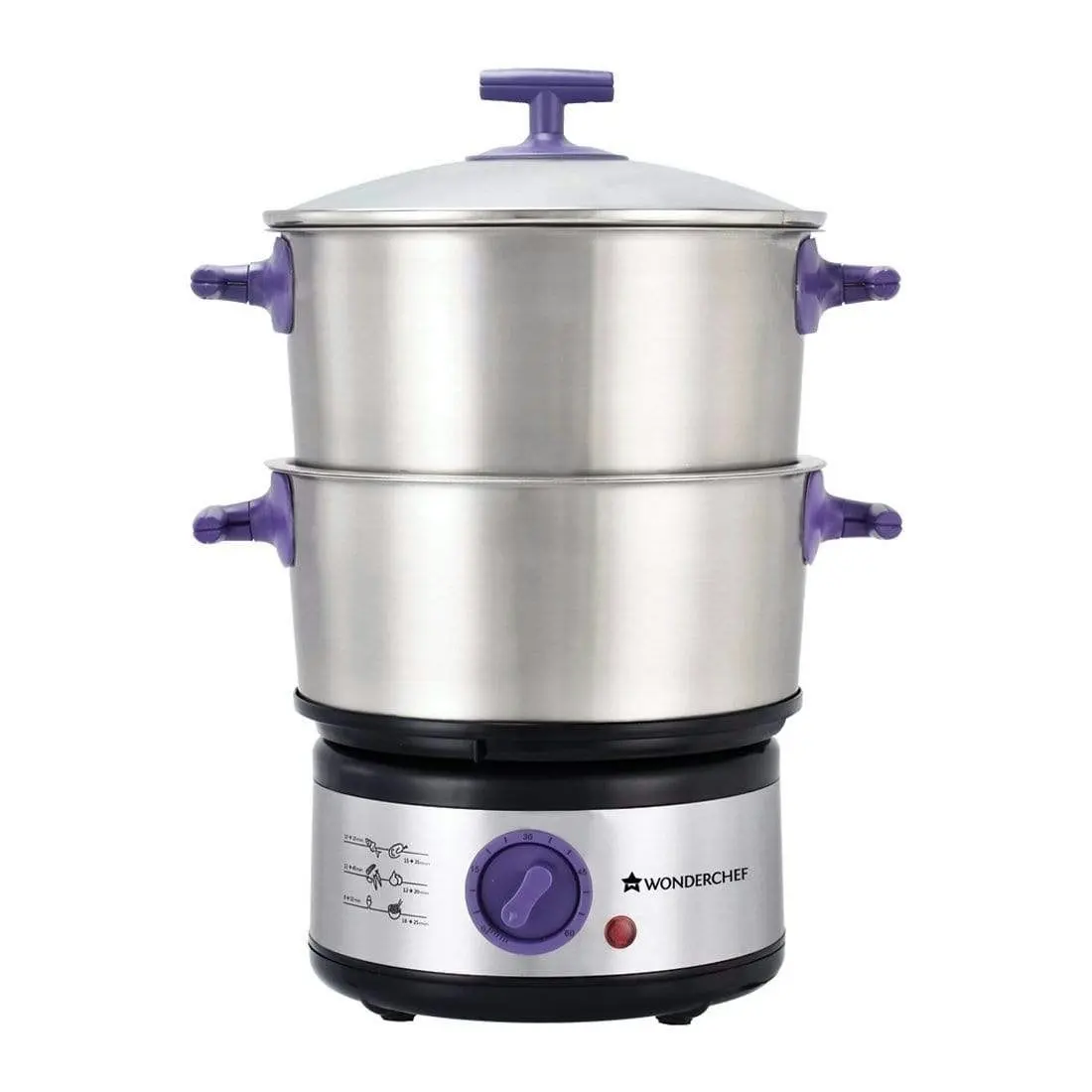 Wonderchef Nutri-Steamer 5L with Egg Boiler with Australian Plug