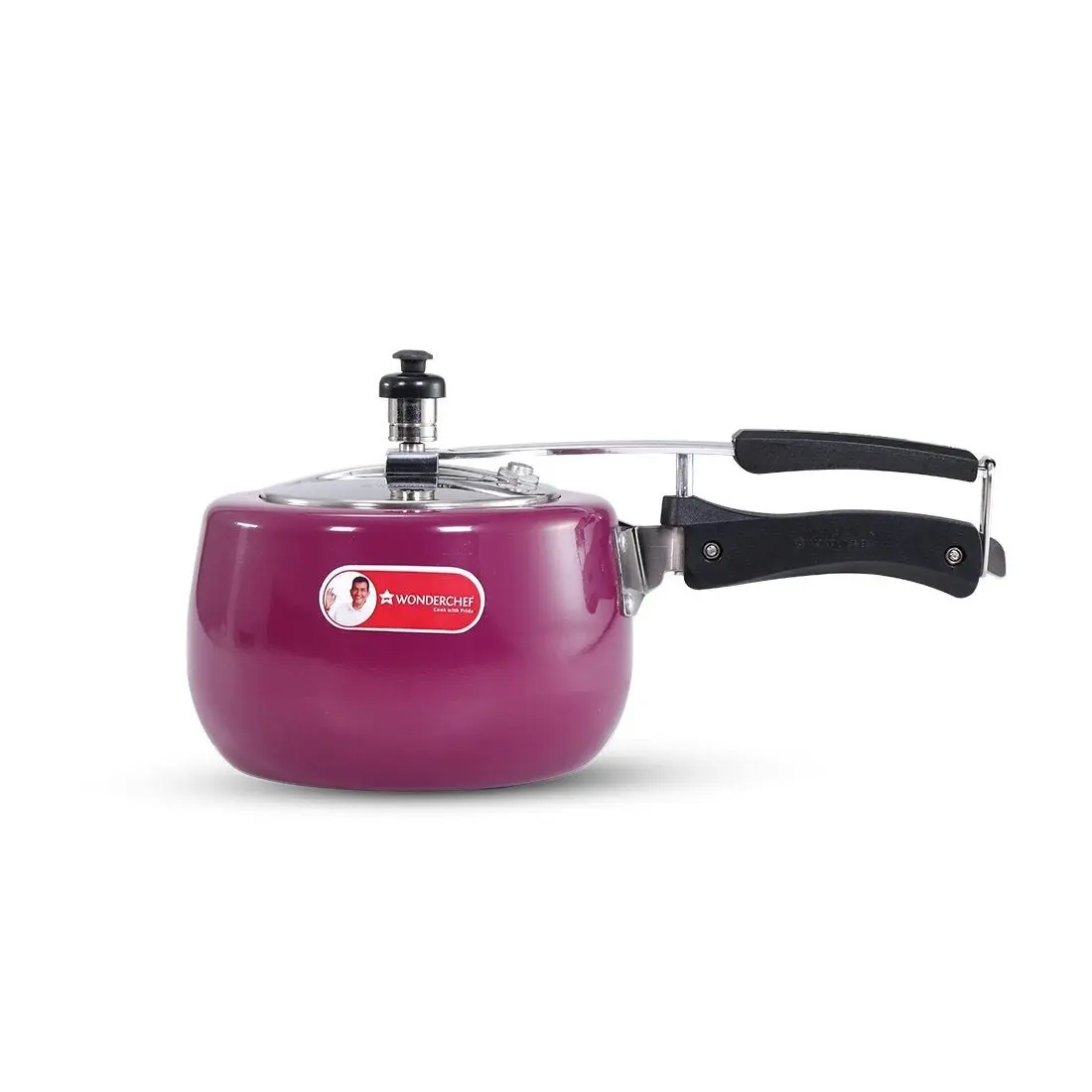 Wonderchef Regalia Inner Lid Pressure Cooker Purple 3L