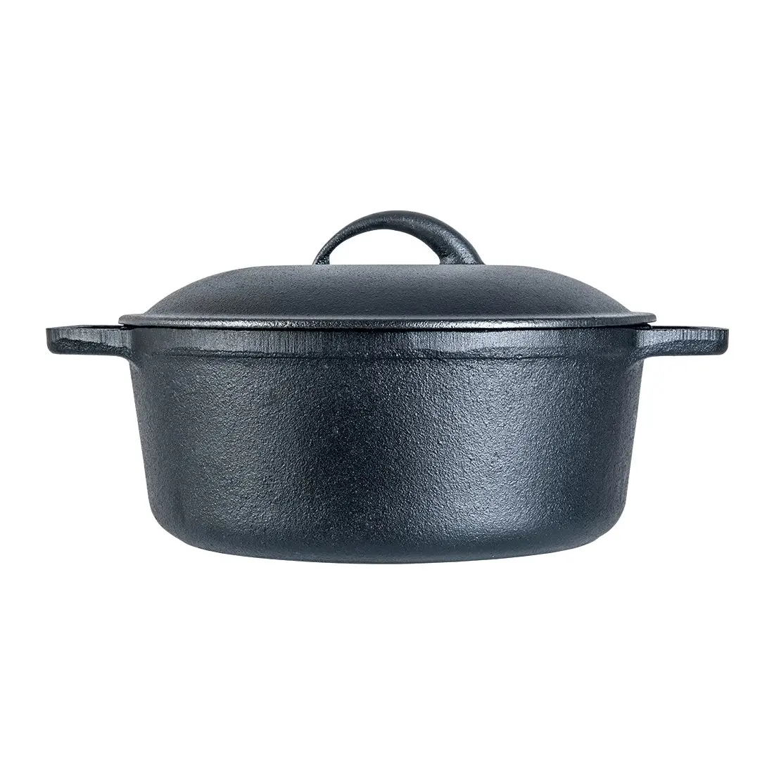 Wonderchef Forza Pre Seasoned Cast Iron Casserole with Lid 25 cm 4.7L