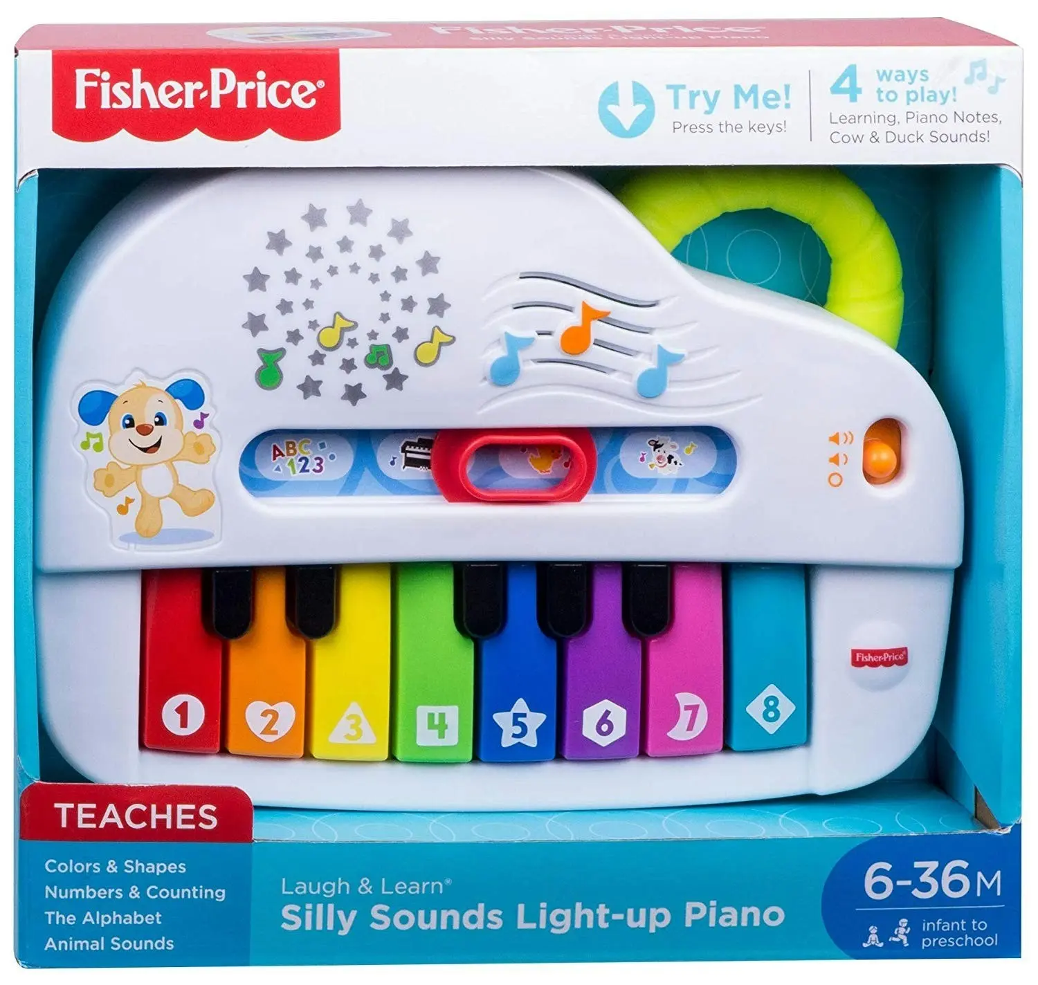 Fisher-Price Laugh & Learn Silly Sounds Light-Up Piano