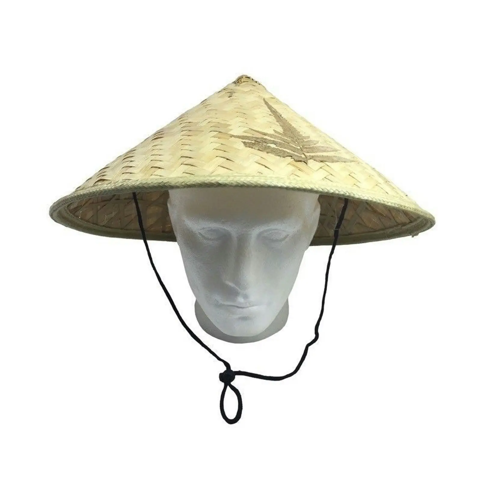 Deluxe VIETNAMESE HAT Traditional Asian Bamboo Sun Cap Halloween Costume Party