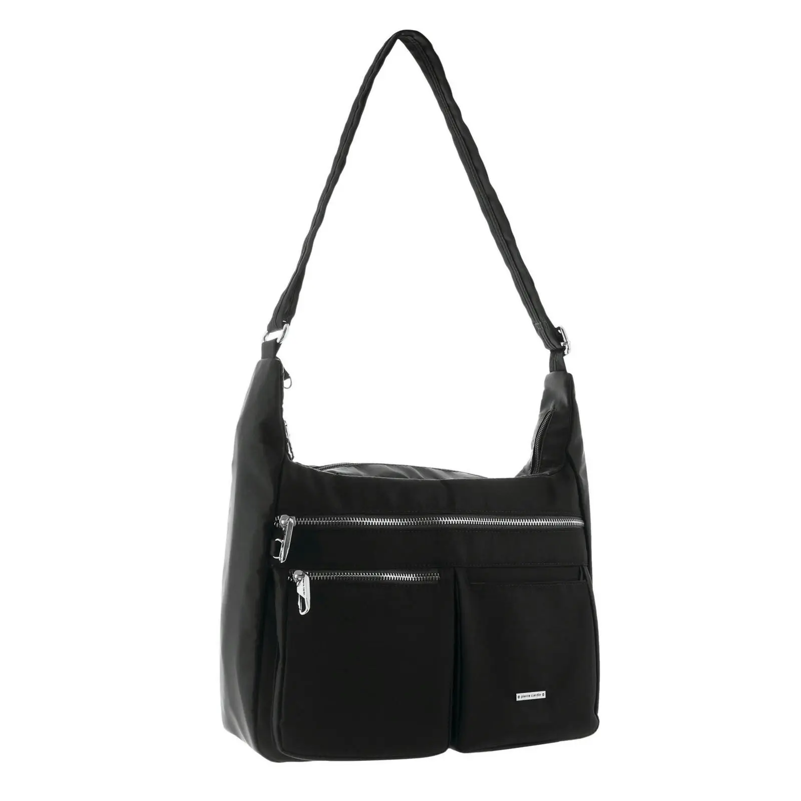 Pierre Cardin Anti-Theft Cross Body Bag RFID Slash Proof Travel - Black