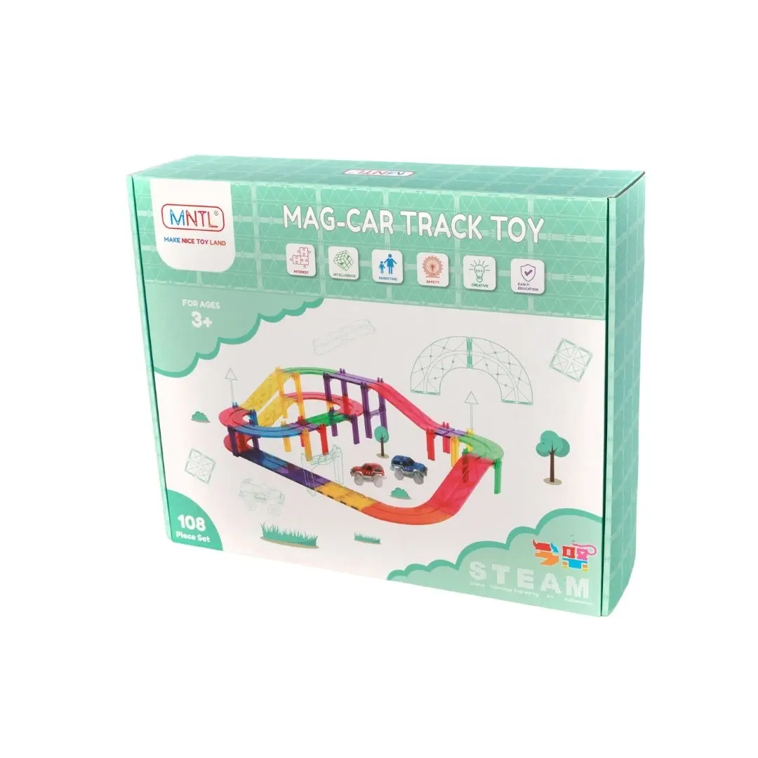 Magnetic Car Track Set 108 pieces