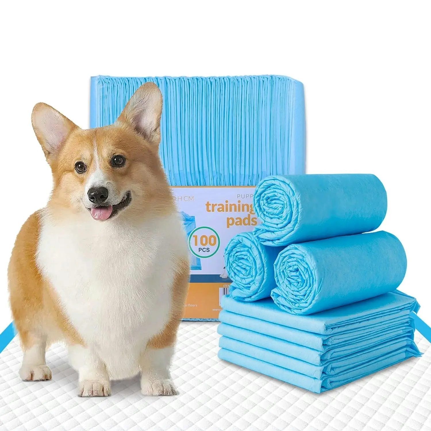 100pcs Dog Absorbent Training Pad 60 x 60 cm