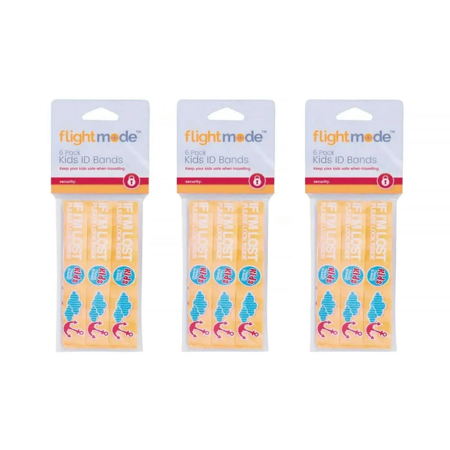 Flightmode Kids ID Band 18 Pack