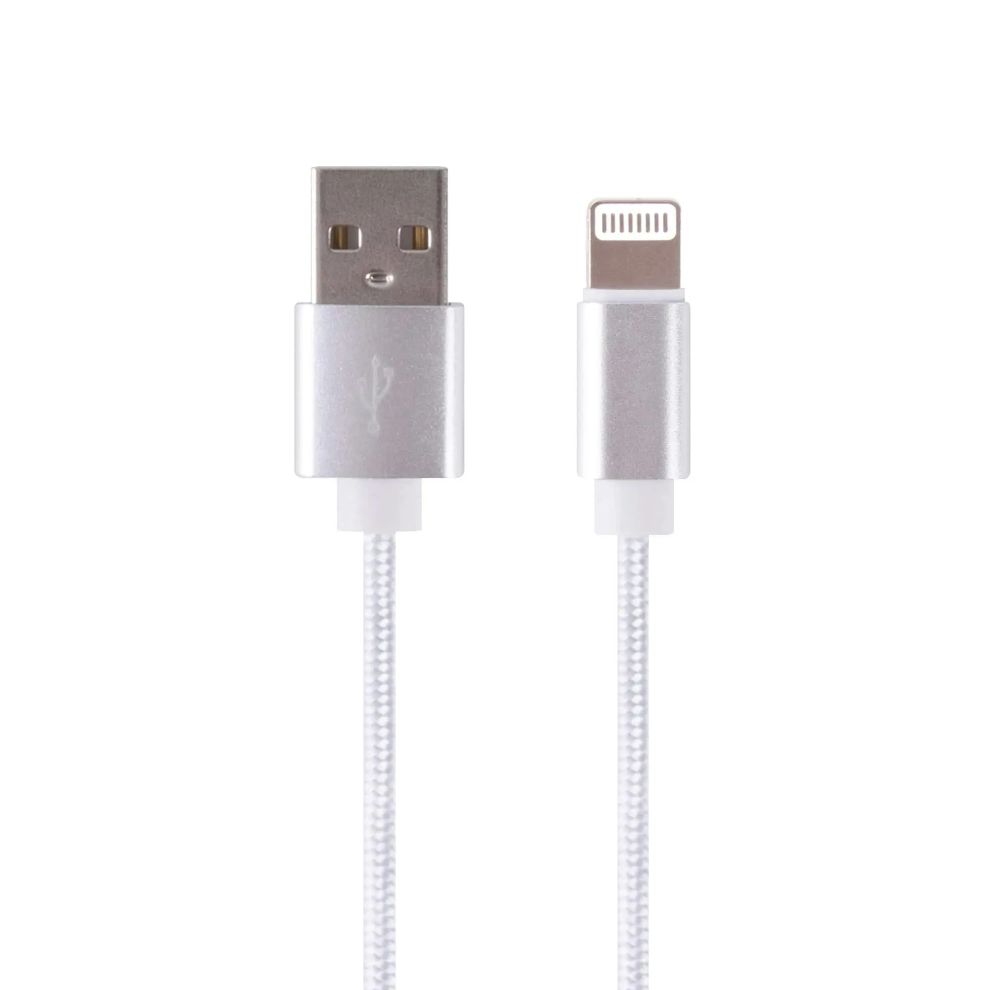 1M USB A to Lightning Braided Charge & Sync Cable