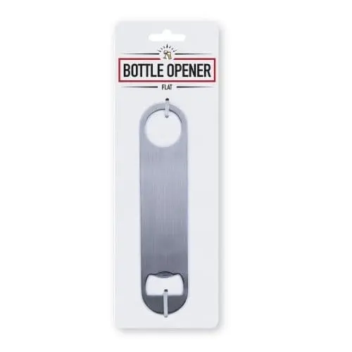 Stainless Steel Contemporary Flat Bar Blade Bottle Opener