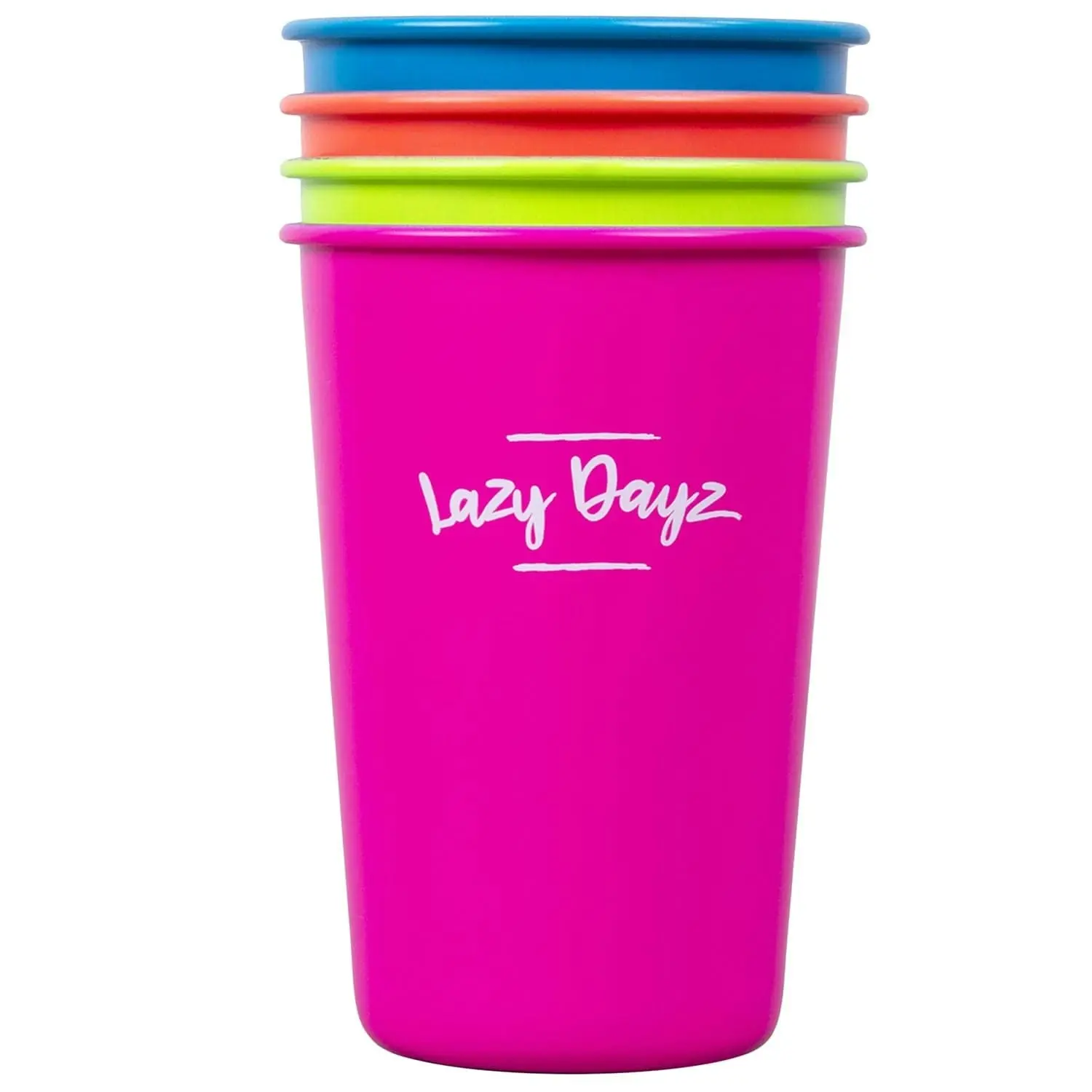 Lazy Dayz Picnic Cup 350ml 4 Pack