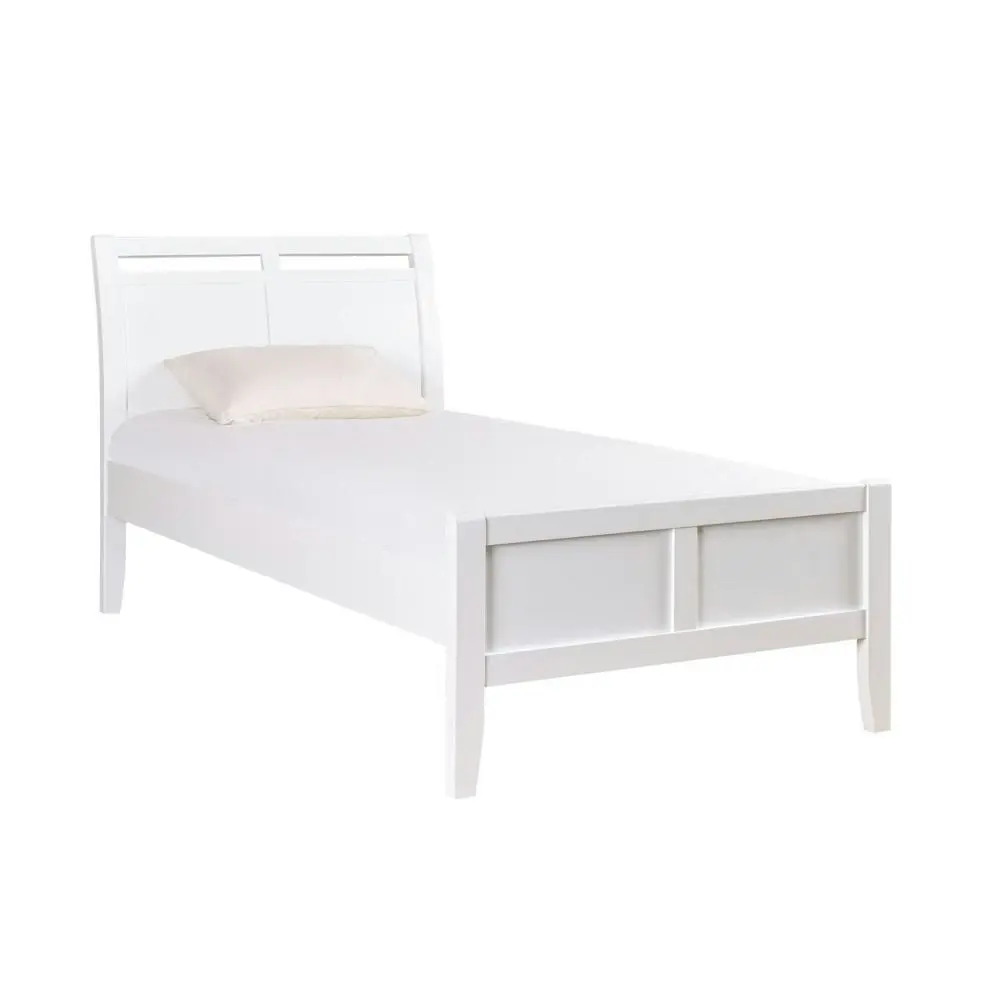 Our Home Celeste Hampton Solid Wooden King Single Size Bed - White