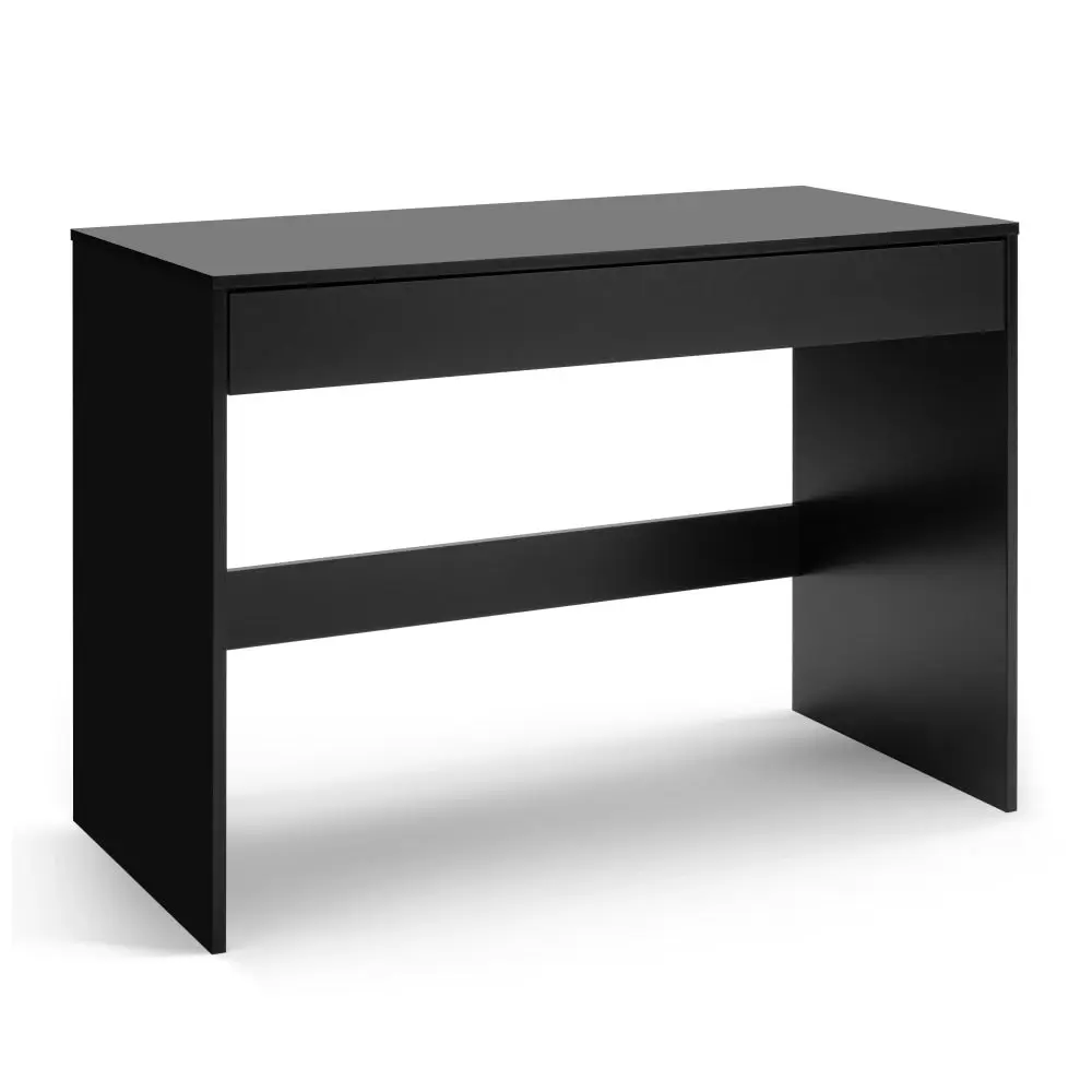 Design Square Marias Computer Study Home Office Desk W/ 1-Drawer - Black