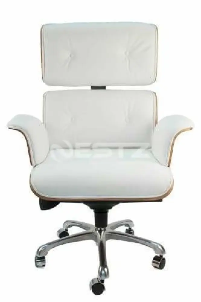 Eames Replica Executive Manager Luxury Office Work Chair Rose Wood - White