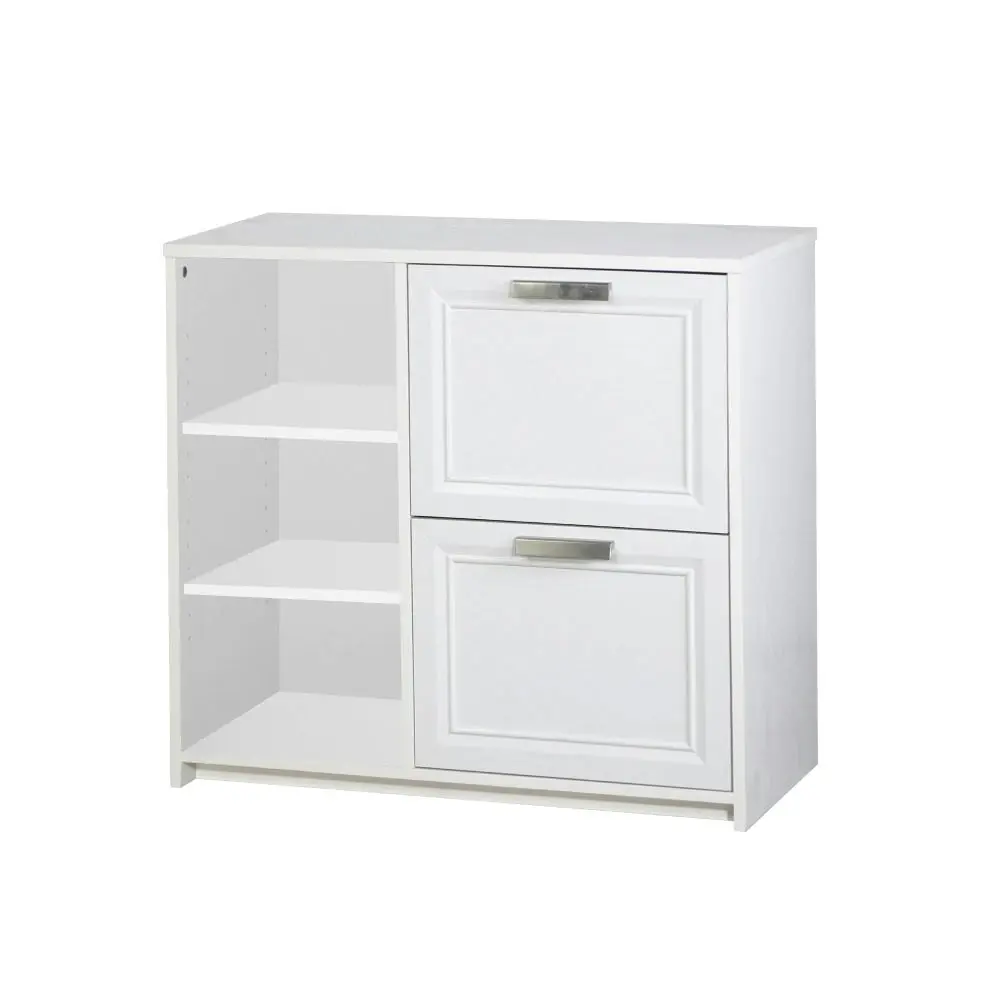 Maestro Furniture Andy Modern 2-Drawer Office Storage Filling Cabinet - Distressed White