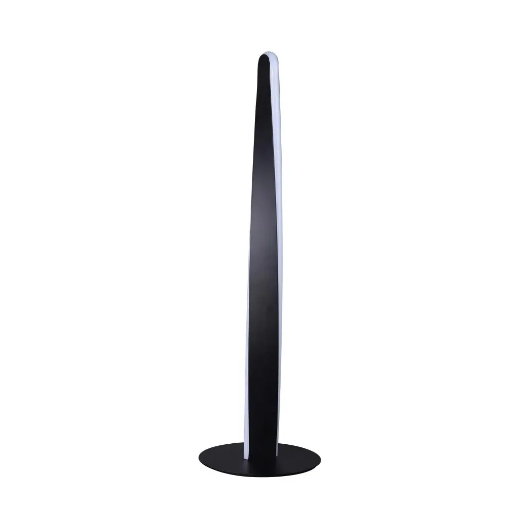 Jacqueline LED Modern Classic Twisted Table Lamp Light - Black