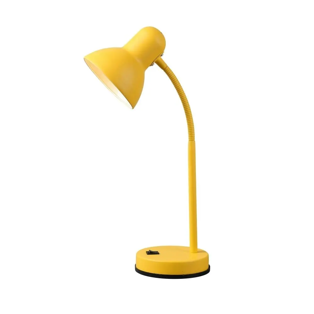 Day Peep Minimalist Classic Table Desk Office Lamp Light Metal Shade - Yellow