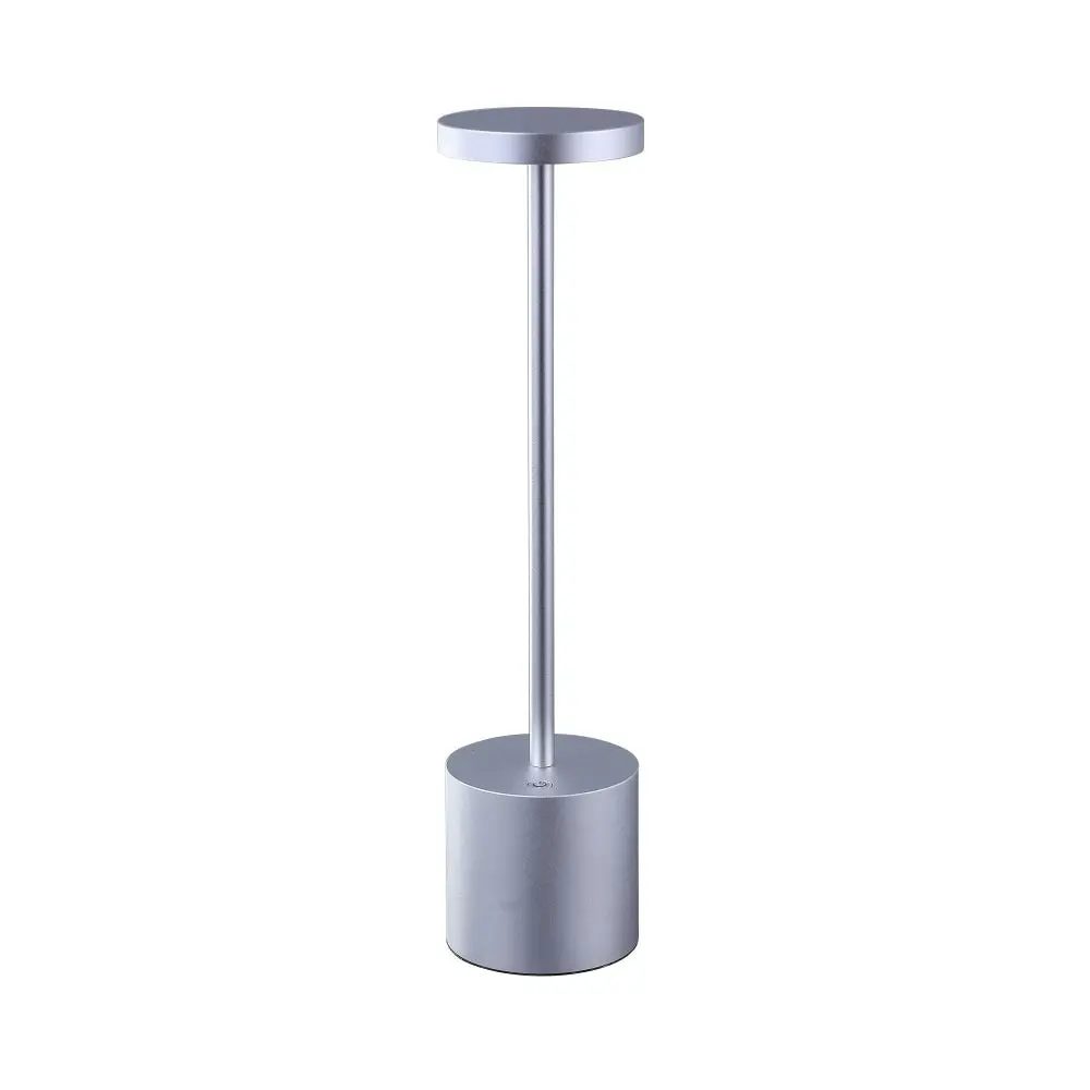 Neona Portable LED Kitchen Bar Single Pendant Light - Silver