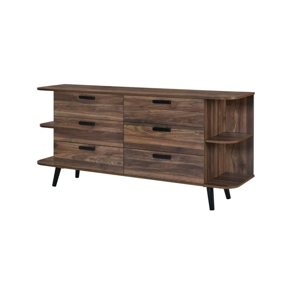 Damian Wooden Sideboard Buffet Unit Storage Cabinet - Walnut