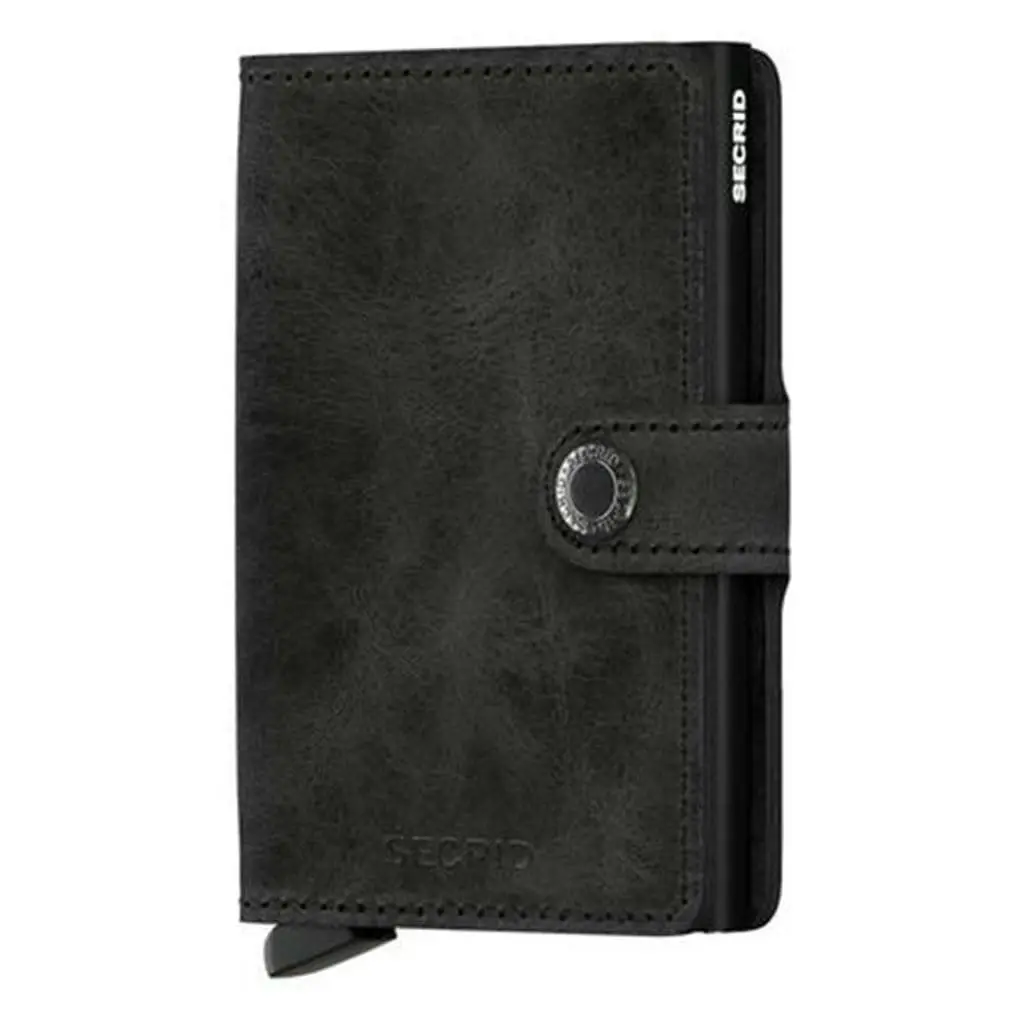 Secrid Miniwallet - Vintage Black Leather