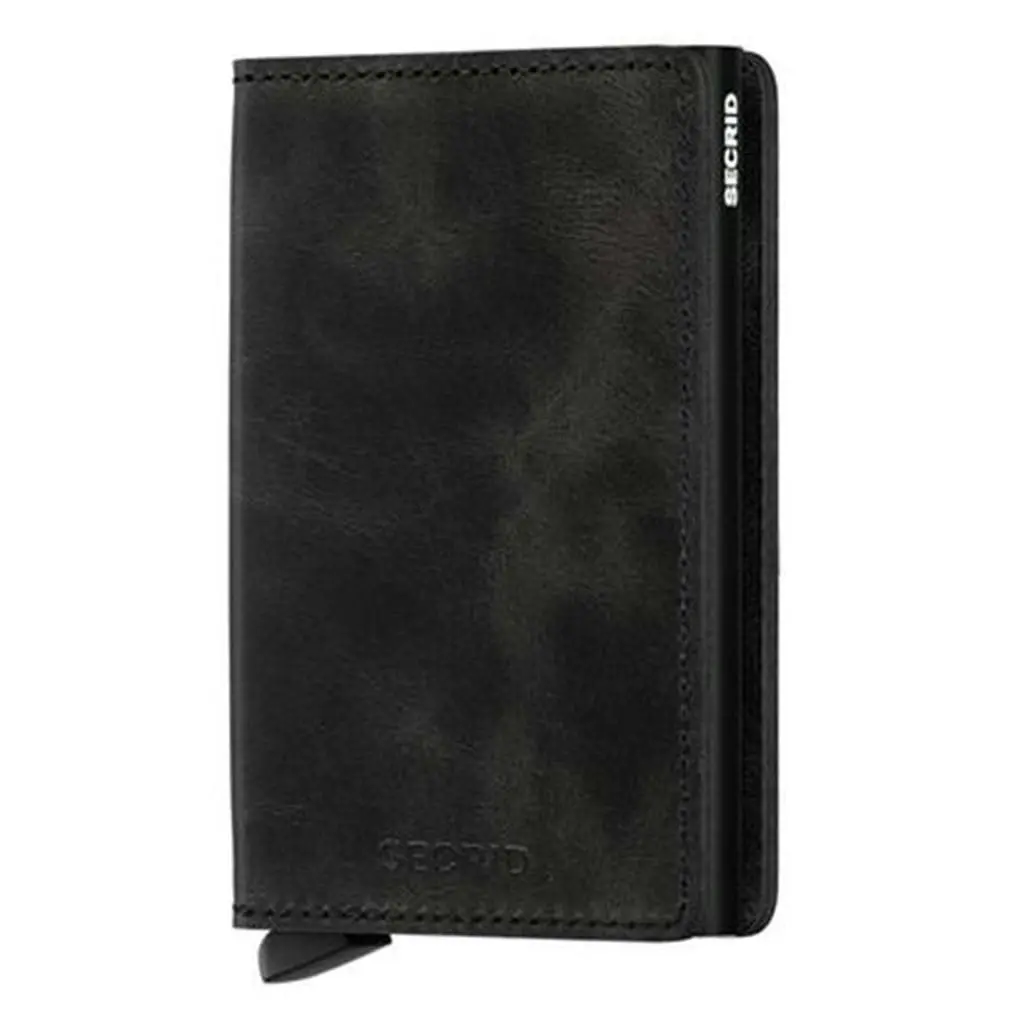 Secrid Slimwallet - Vintage Black Leather