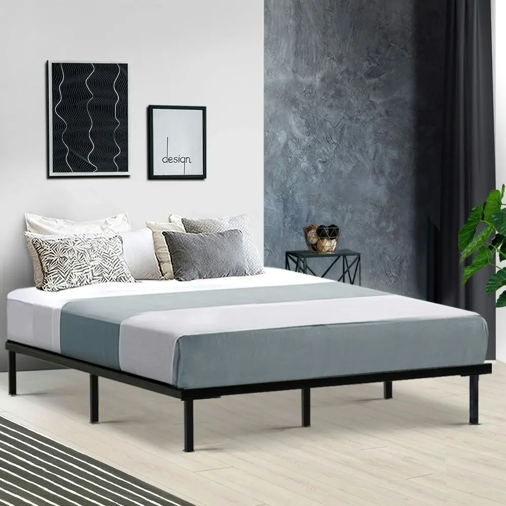 Artiss Bed Frame Queen Size Metal Frame TED