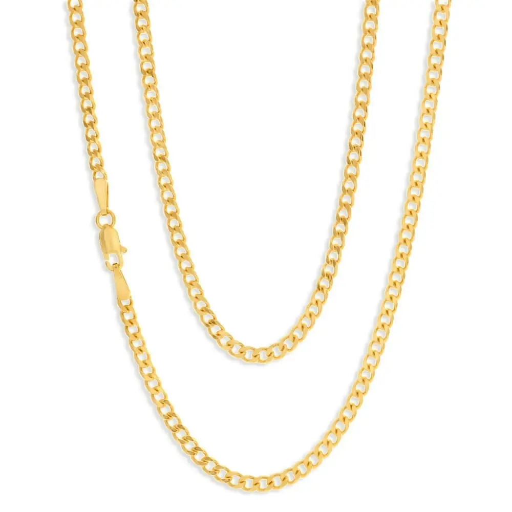 9ct Yellow Gold 40cm 70 Gauge Curb Chain