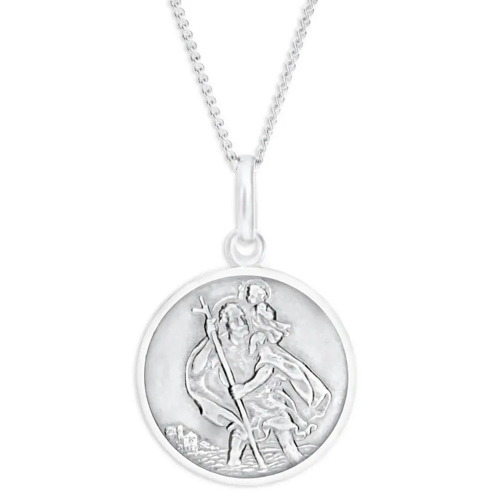 Sterling Silver St Christopher Pendant