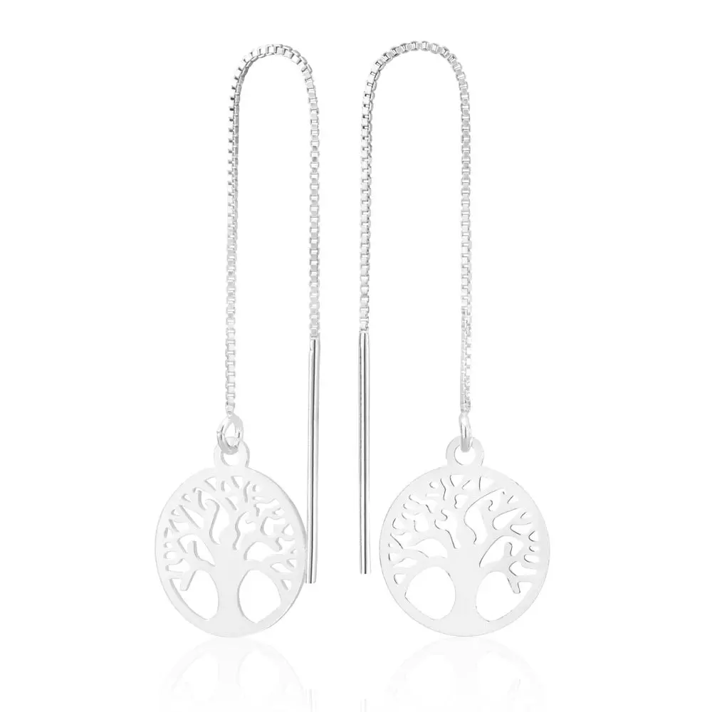 Streling Silver Tree Of Life Threader 10cm