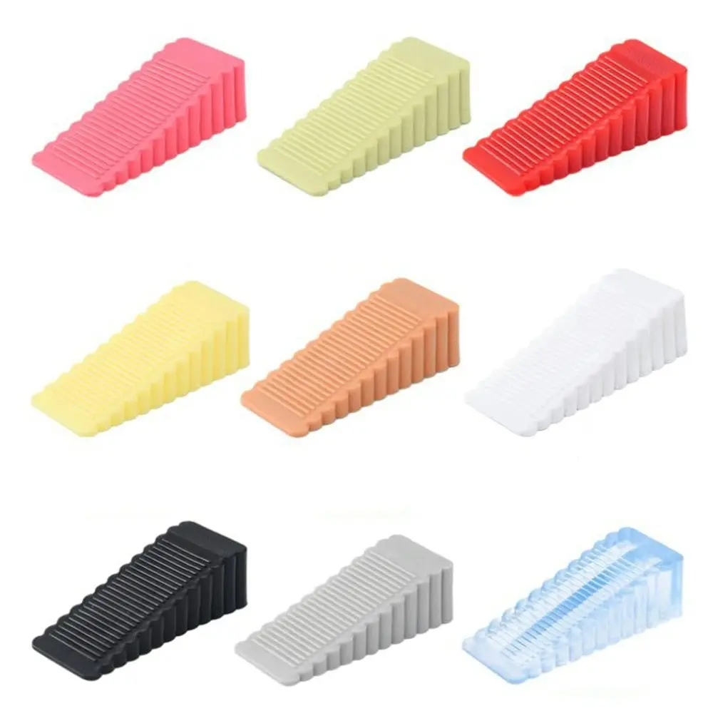 9Pcs Safety Silicone Door Stop Block Wedge Doorstops