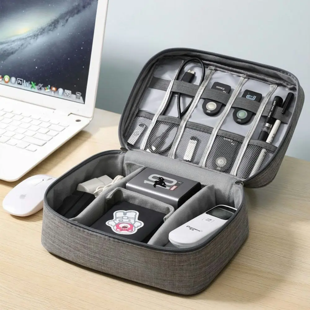 Water-Proof Electronic Accessories Case Tech Travel Organizer Cable Storage Bag