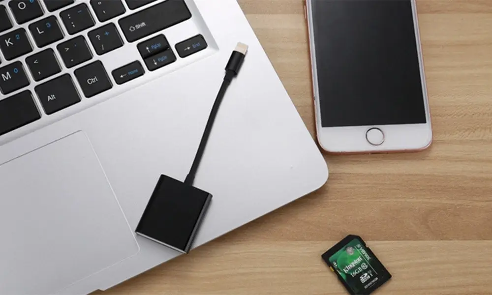 SD Card Reader Adapter for iPhone ipad