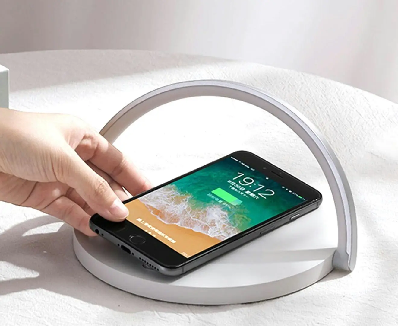 Wireless Charger with LED Table light