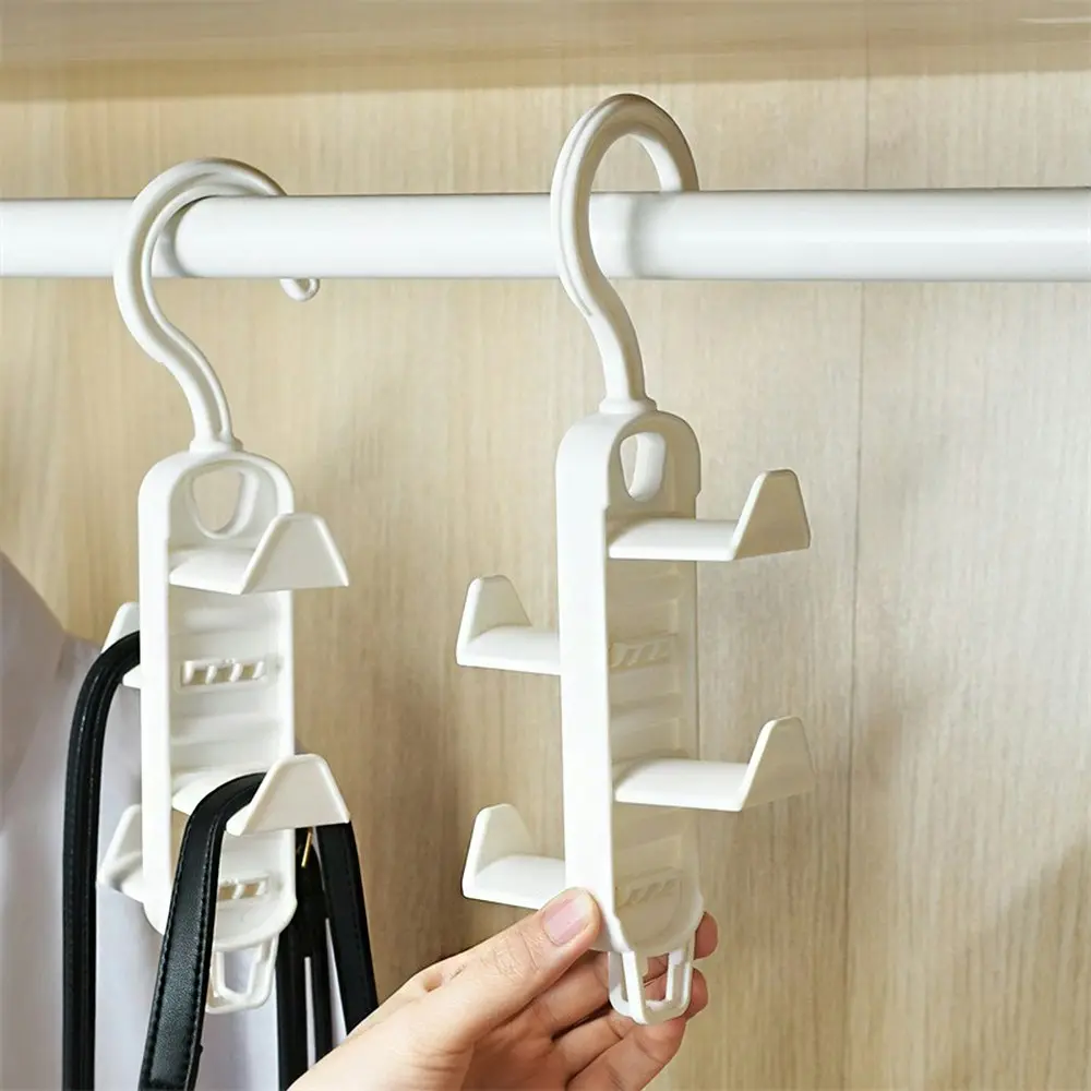 2Pcs Multi-layer Space Saving Hanger Hooks Clothes Rack Hanger Closet Organizers