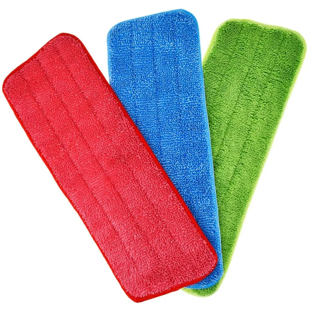 3 Pcs Mop Replacement Heads for Wet/Dry Mops Flat Replacement Heads