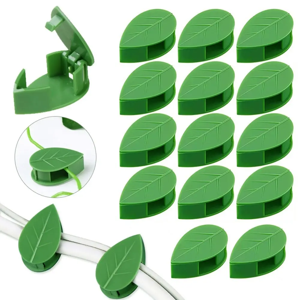 20/50pcs Climbing Plants Clips Rattan Vine Bracket Leaf Clips Traction Holder