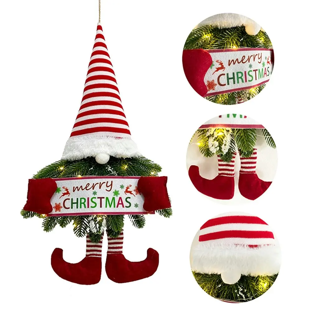 Christmas Wreath Hanging Pendant for Home Door Window Decoration