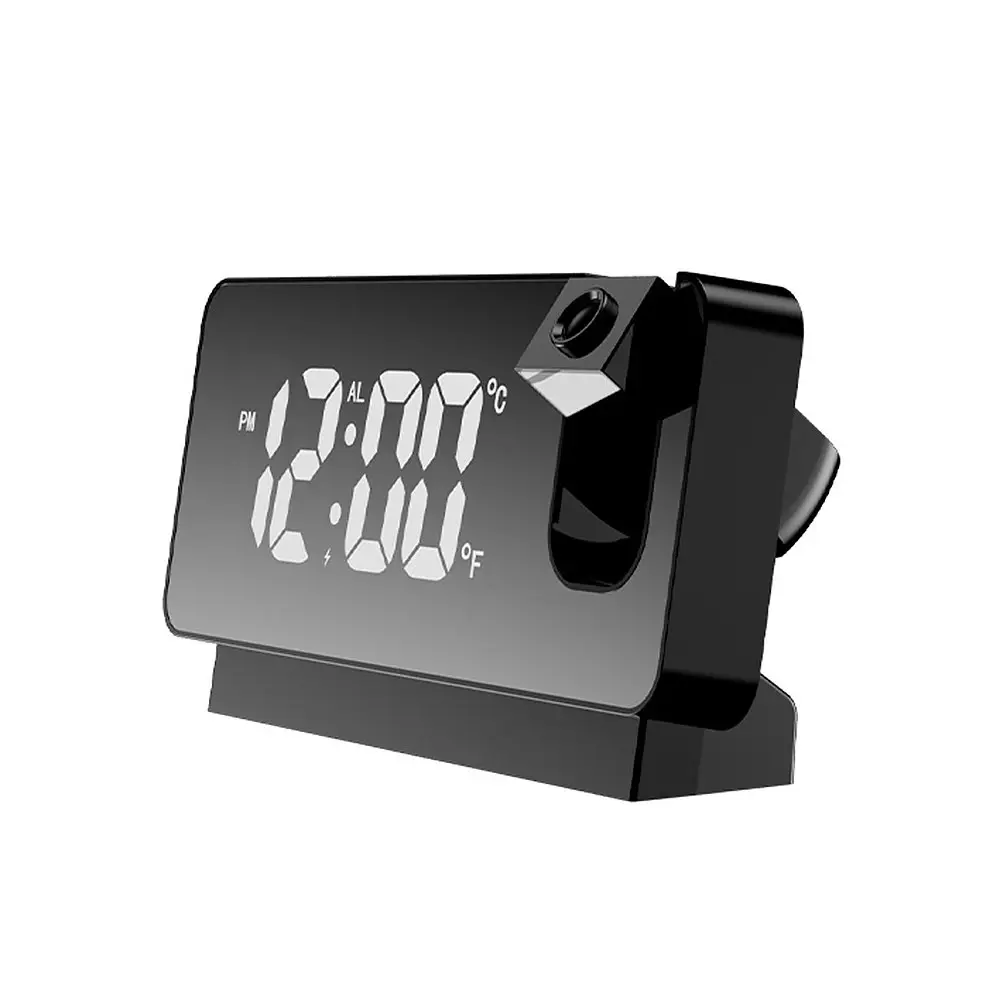 LED Projection Electronic Alarm Clock With Temperature