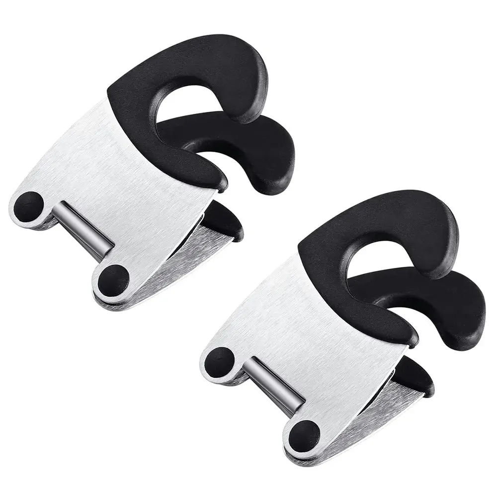 2 Pack Pot Clip Holder Utensil Pot Clip Spoon Rest Stainless Steel Kitchen Tool