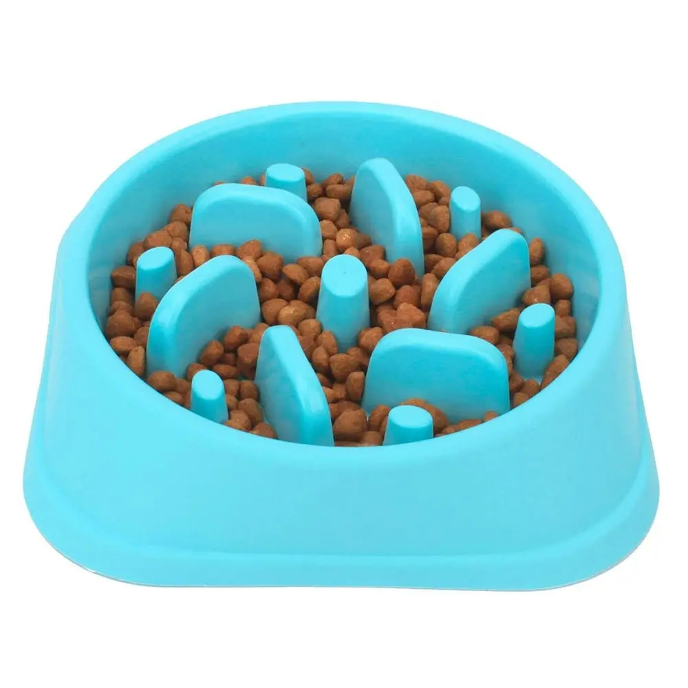 Dog Feeder Slow Eating Pet Bowl