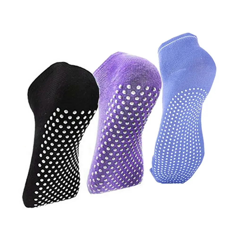 Women Yoga Socks Quick-Dry Anti Slip Silicone Gym Pilates Ballet Socks