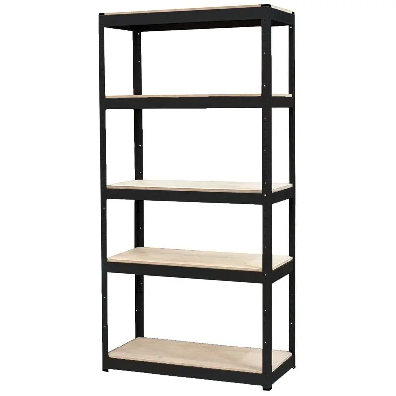 Black Slot-N-Lock 5 Shelf Unit 1800 x 900 x 400mm