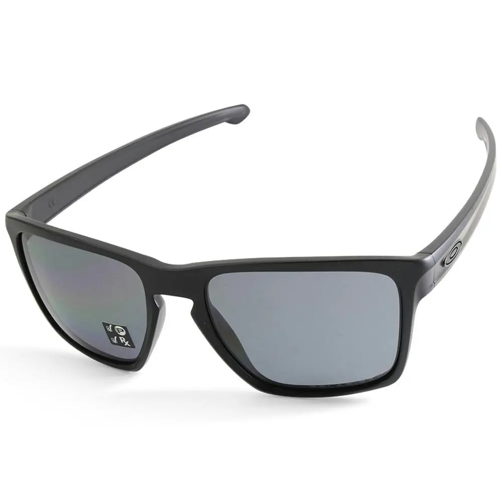 Oakley Sliver XL Matte Black/Grey Polarised Men's Sport Sunglasses OO9341-01