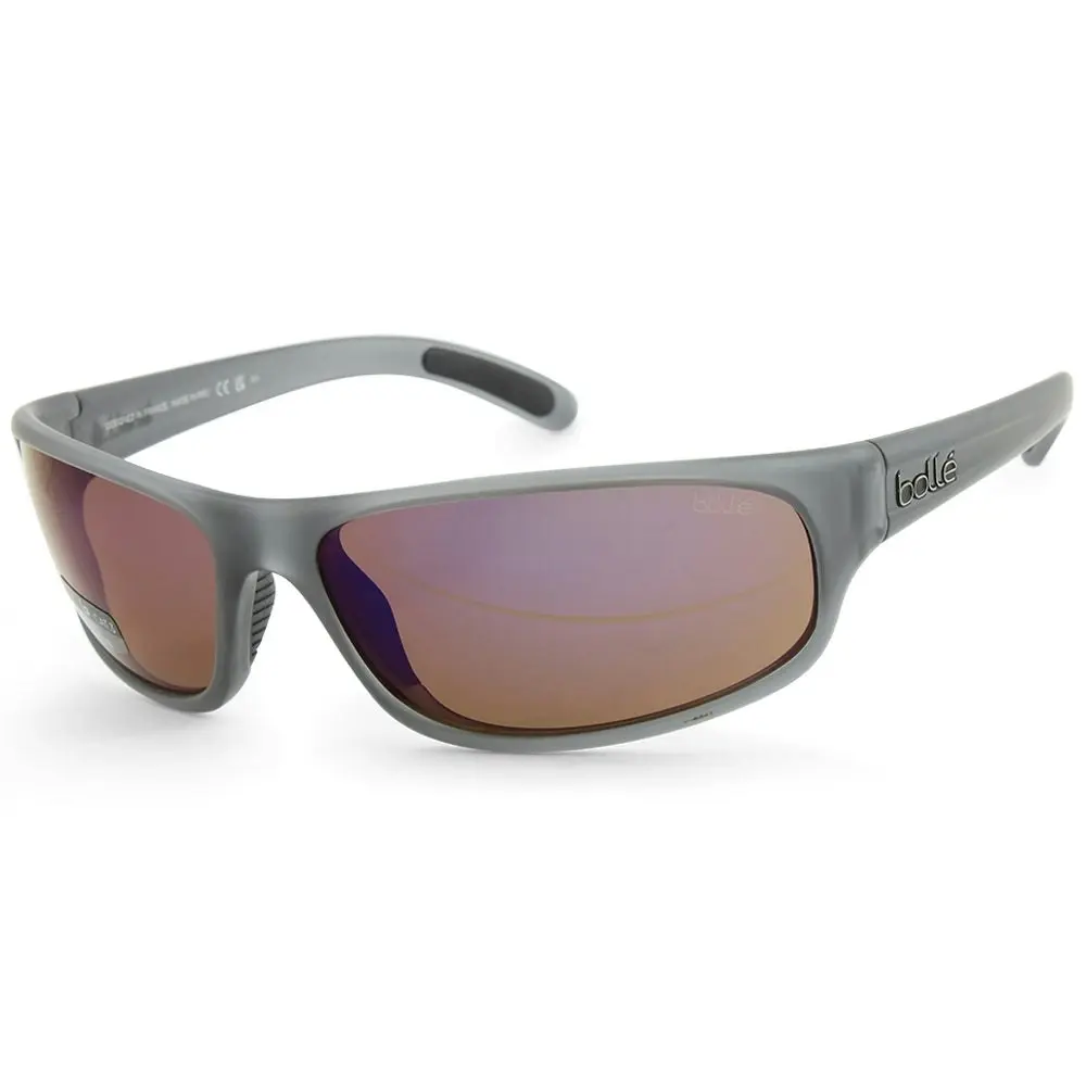 Bolle Anaconda Matte Grey Crystal/Brown-Blue Men's Sports Sunglasses BS027001