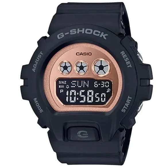 Casio G-Shock S-Series GMD-S6900MC-1 Black & Rose Gold 200m Digital Watch