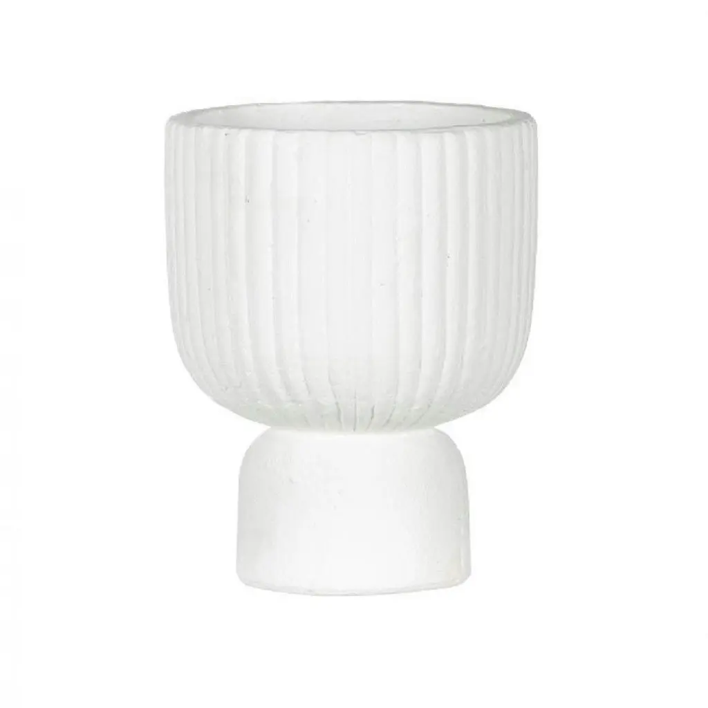 Rogue Zaria Pot 14x14x18cm White