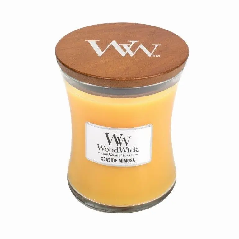 WoodWick Candle Medium 275g - Seaside Mimosa