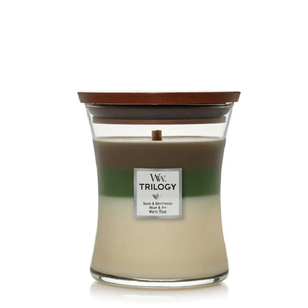 WoodWick Candle Medium Trilogy 275g - Verdant Earth