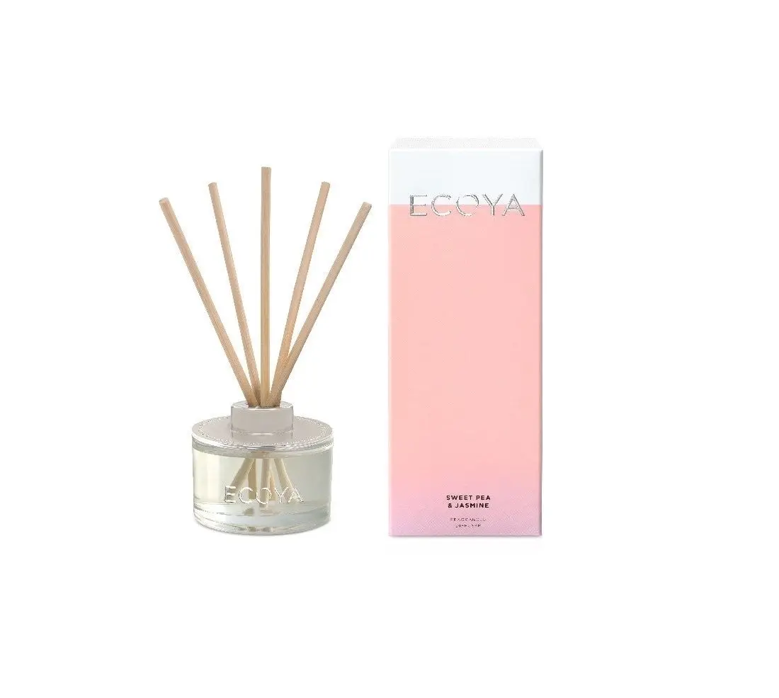 Ecoya Mini Reed Diffuser 50ml - Sweet Pea & Jasmine