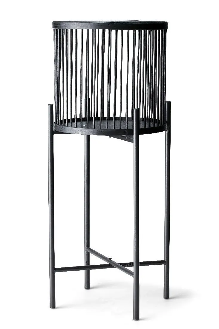 Salt&Pepper Rhythm Plant Stand Black 35x80cm